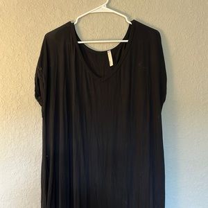 Short sleeve beach coverup
